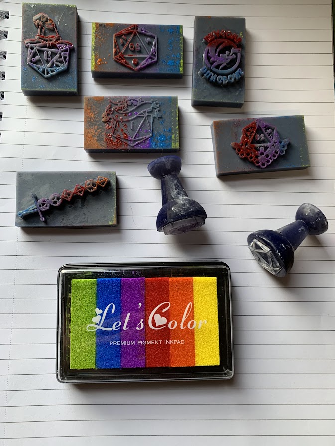 3D Printed D&D Stamps!