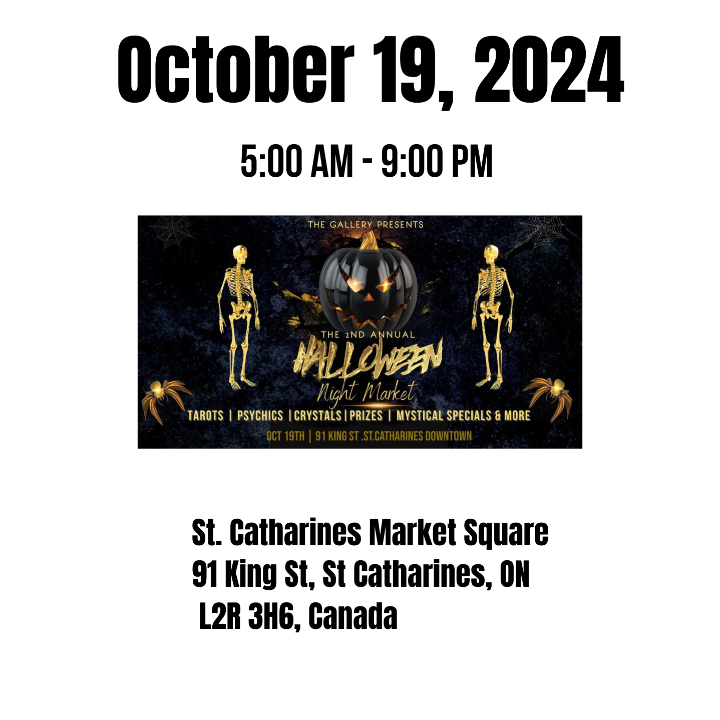 Event: The Gallery 2nd Annual Halloween Night Market