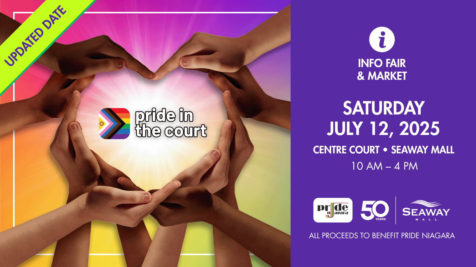 Seaway Mall – July 12 – Pride In The Court